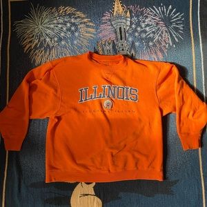 Vintage Illinois university sweatshirt